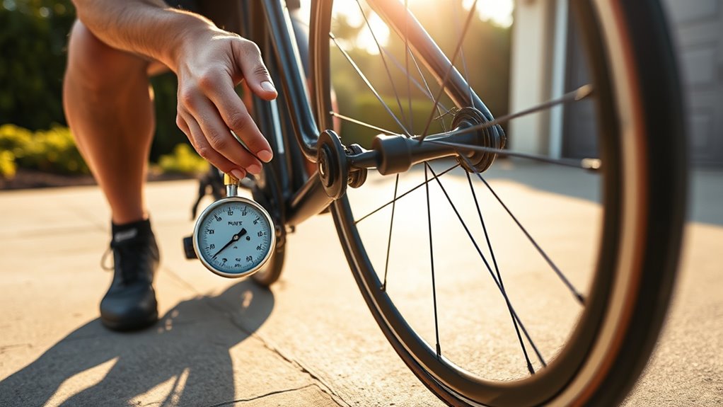 check tire pressure regularly