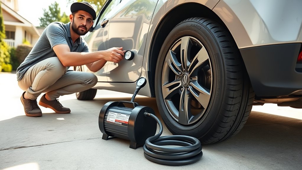 check tire pressure regularly