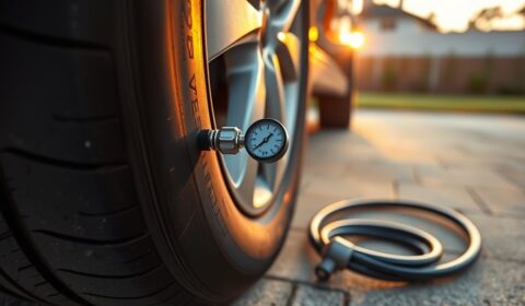 check tire pressure safely