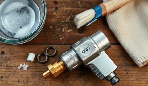 clean tire inflator chuck