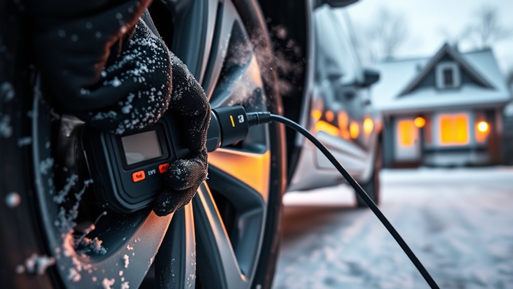 cold weather tire inflation