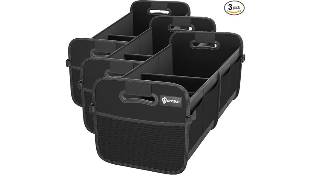 collapsible trunk organizer set