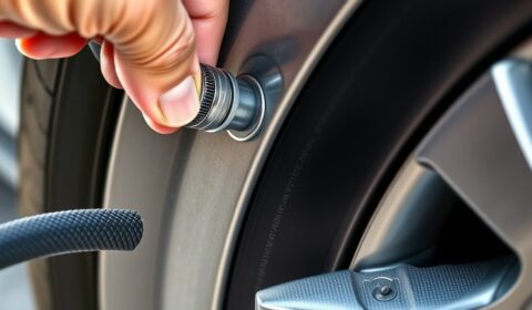 connect inflator to valve