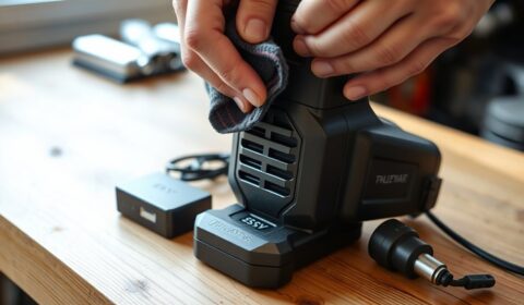 cordless tire inflator care