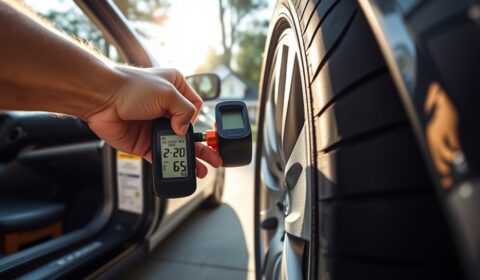 determine proper tire pressure