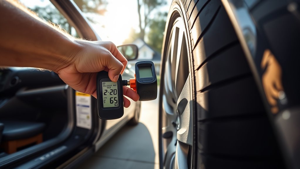 determine proper tire pressure