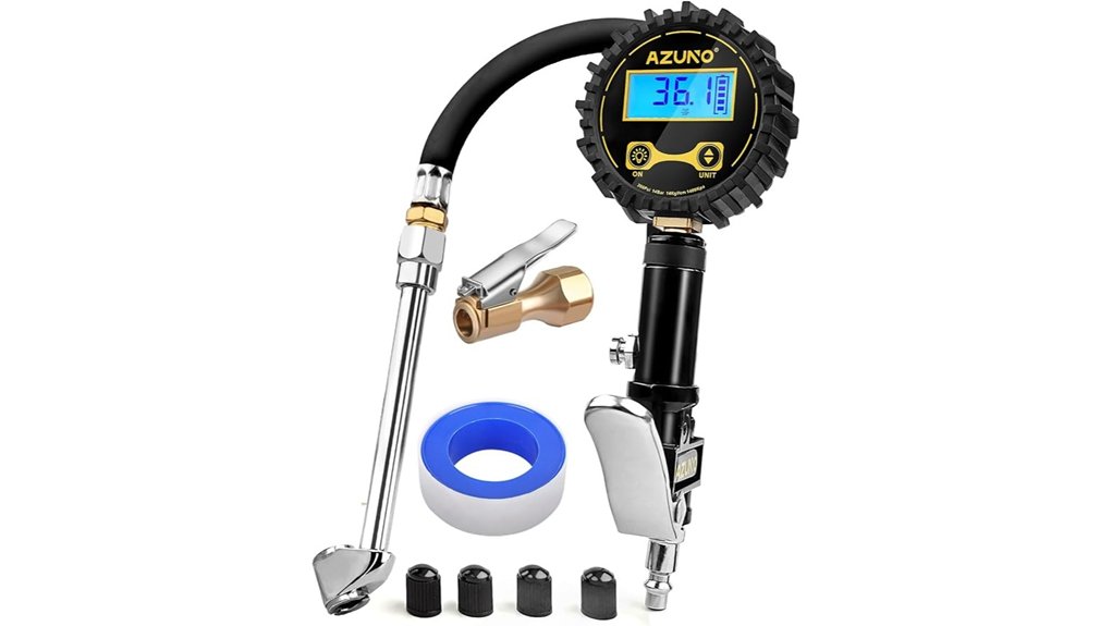 digital tire inflator gauge