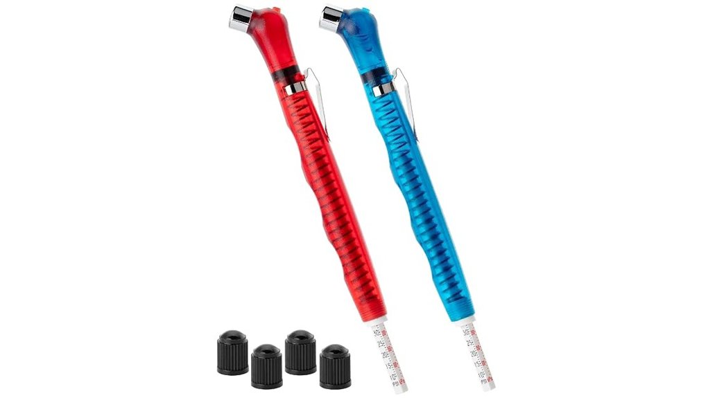 dual color tire gauge