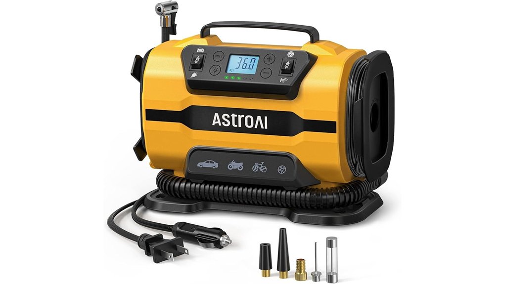 dual power tire inflator