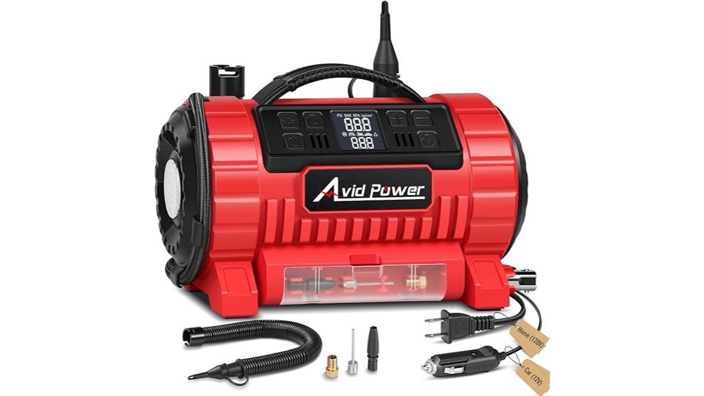 dual power tire inflator