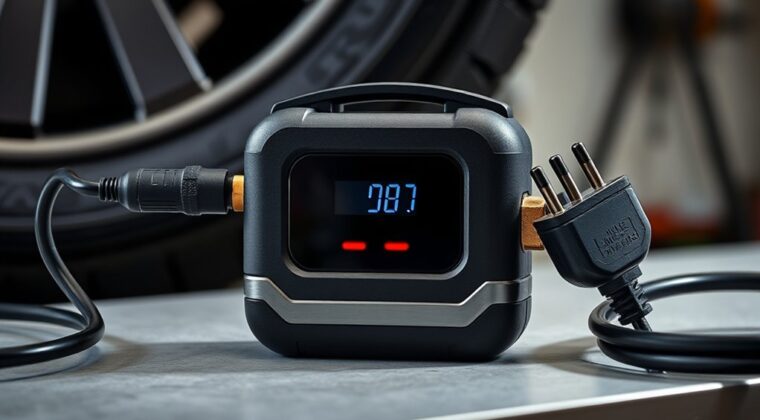 flexible power tire inflator