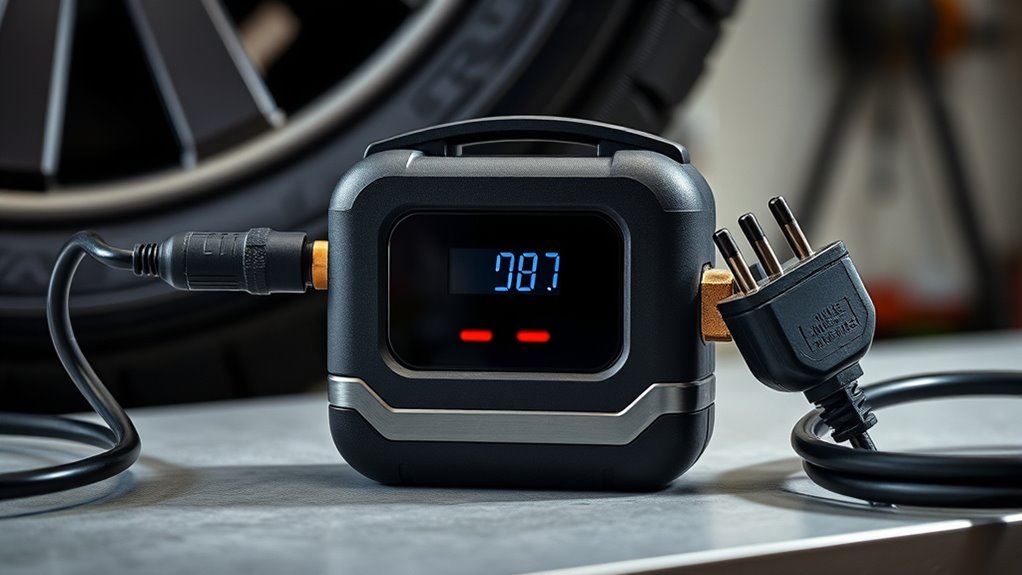flexible power tire inflator