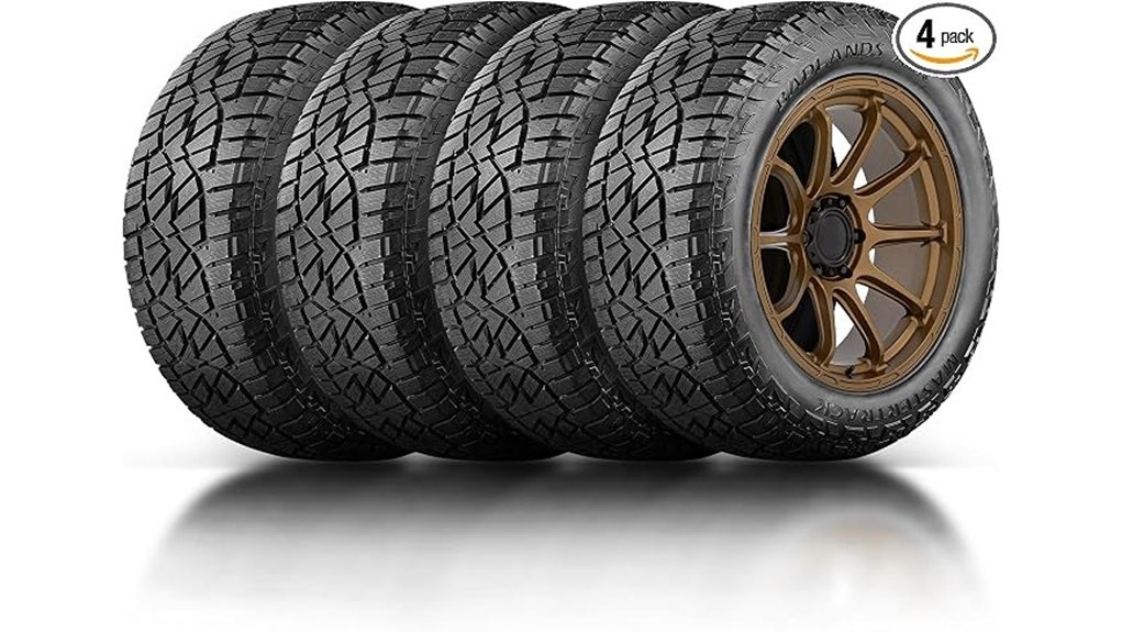 four mastertrack badlands tires