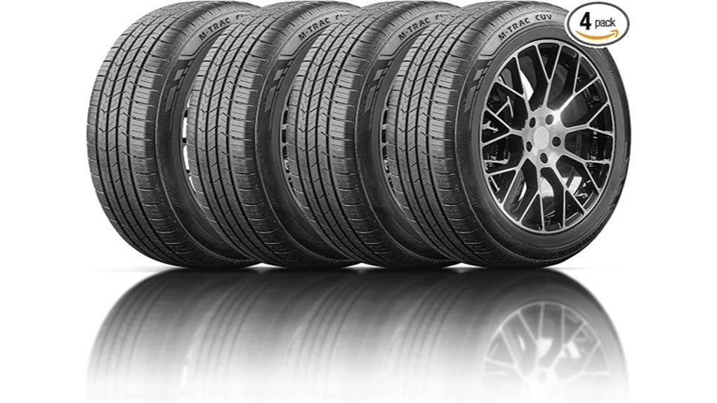 four mastertrack cuv tires