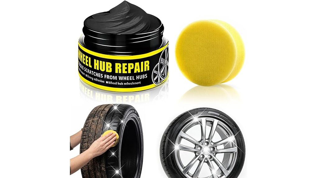 glossy tire shine paste