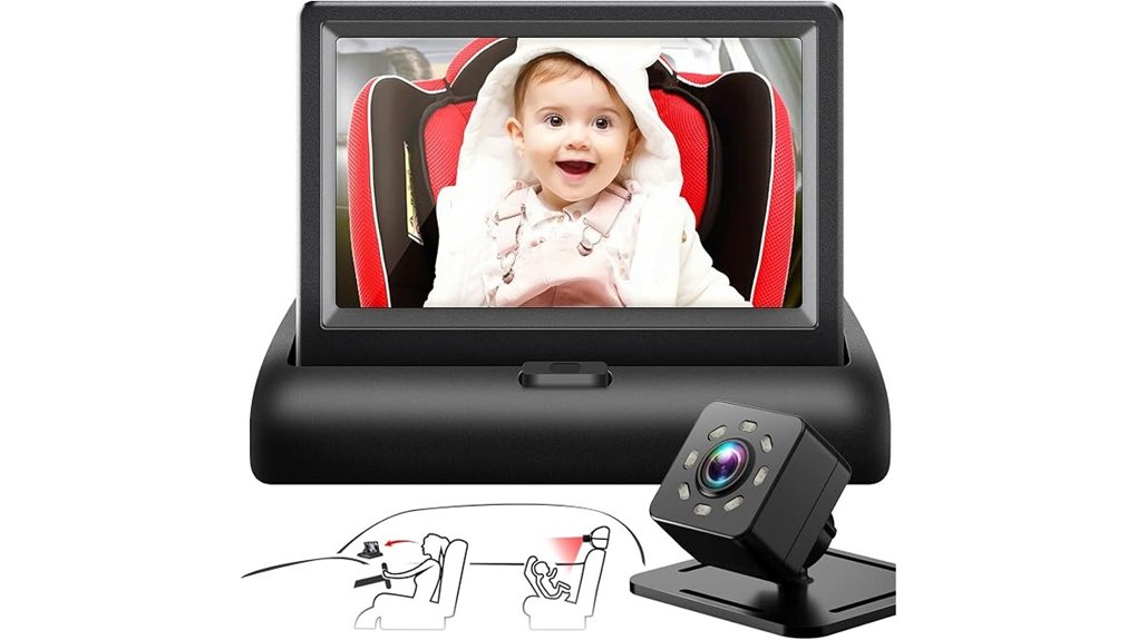 hd night vision baby mirror