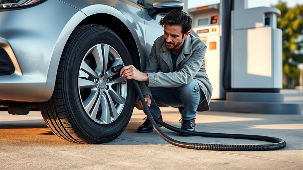 inflate low tire easily