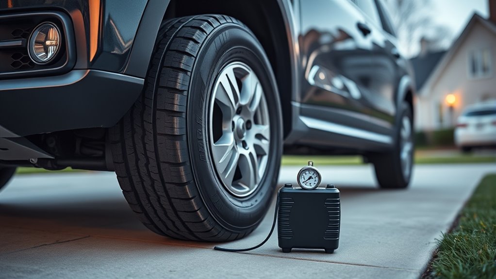 inflate suv tires efficiently