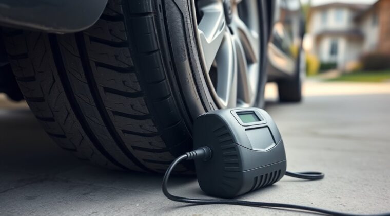 inflate tire fix leak