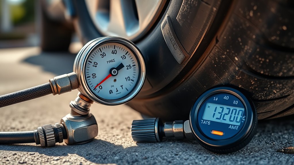 inflator gauge pressure spike