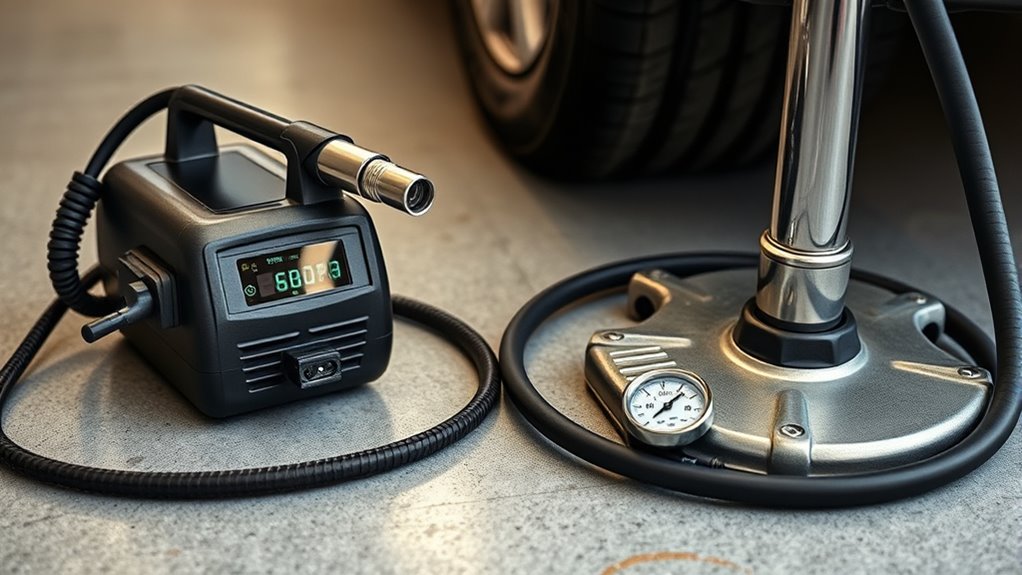 inflator versus pump comparison