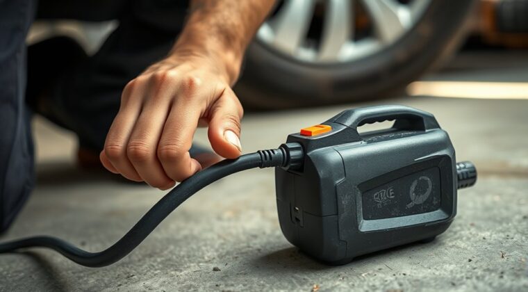 inspect tire inflator cord