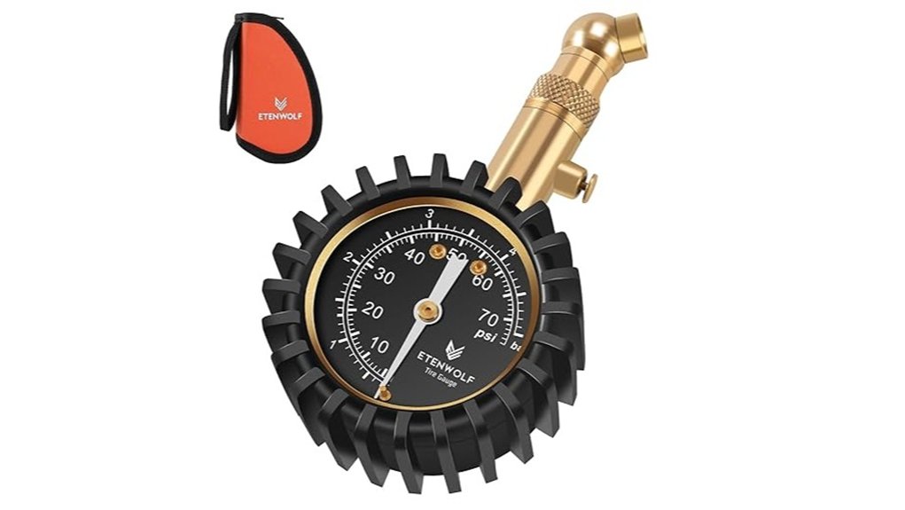 large glow dial gauge