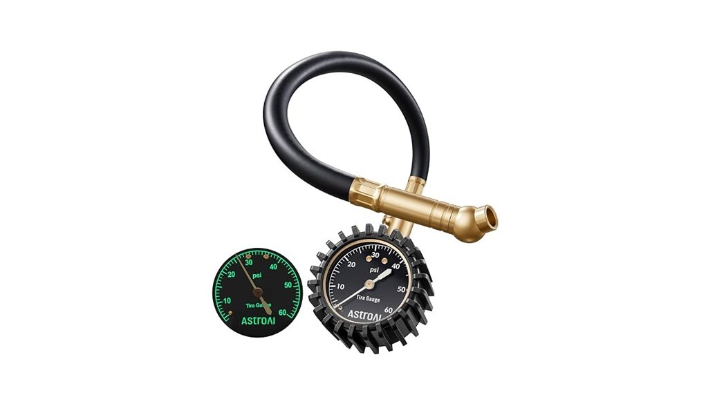 large glow tire gauge