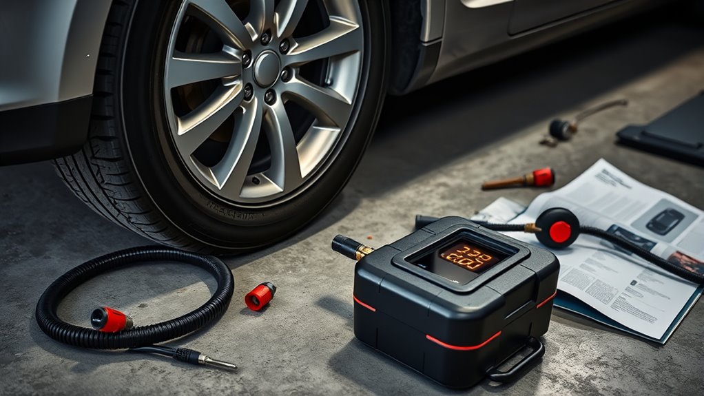loud noise tire inflator