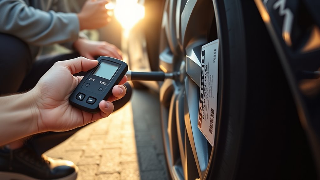 maintain proper tire pressure