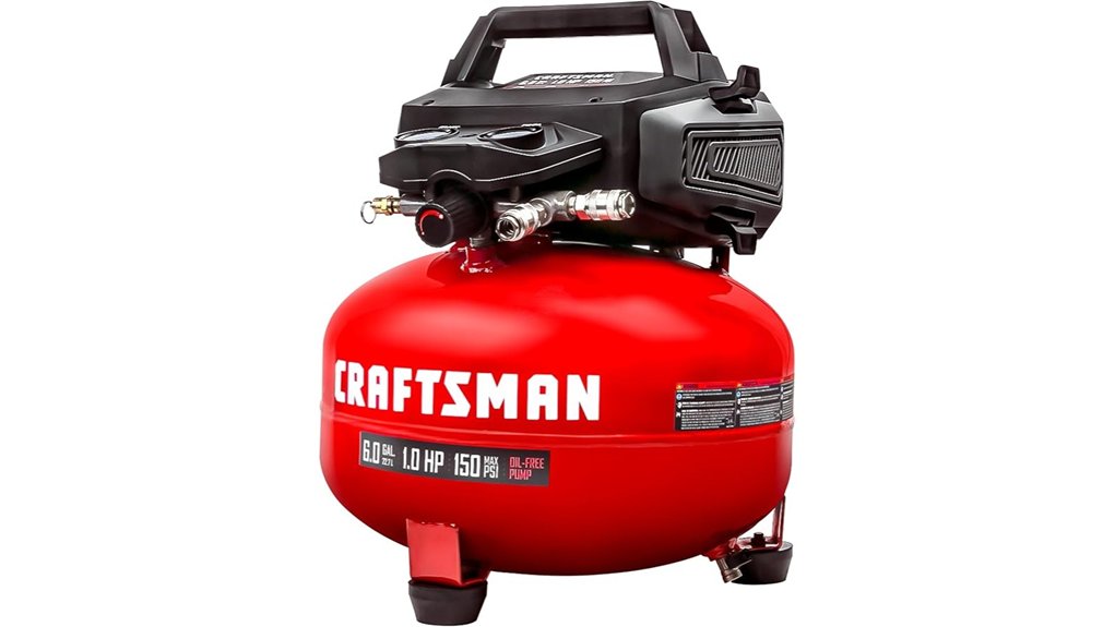 oil free pancake air compressor