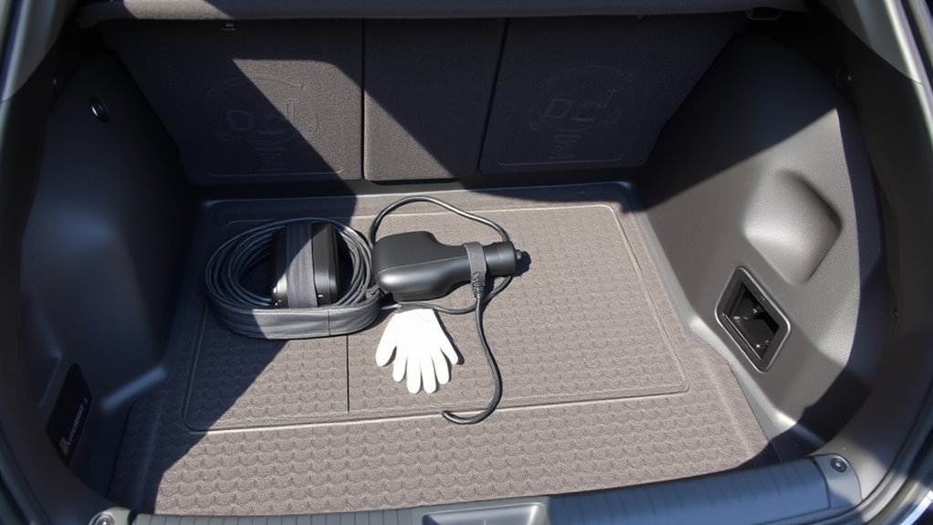 optimal tire inflator storage