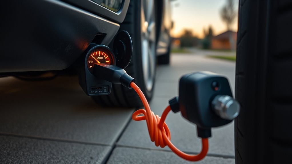 portable 12v tire inflator