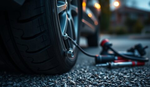portable tire inflation device
