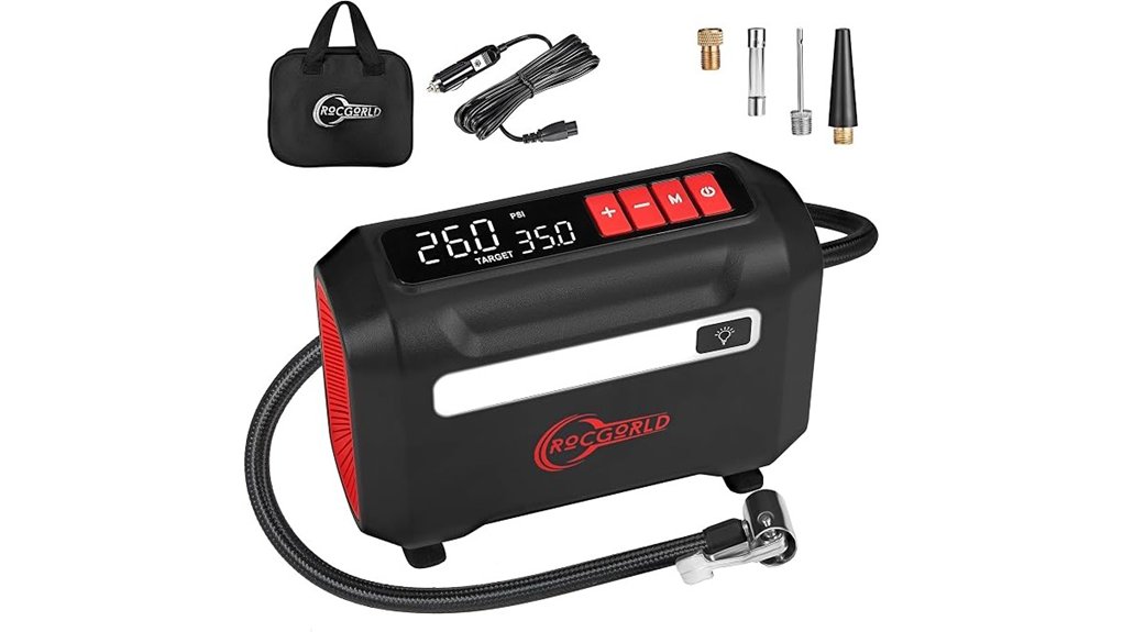 portable tire inflator compressor