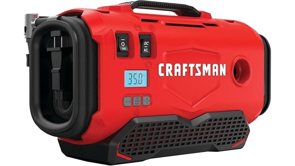 portable tire inflator tool