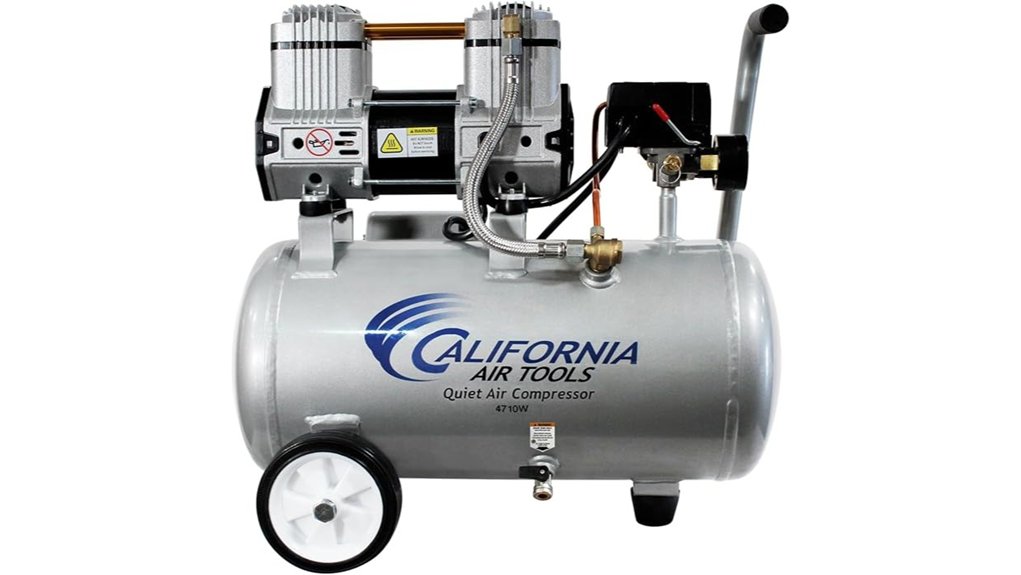 quiet oil free air compressor
