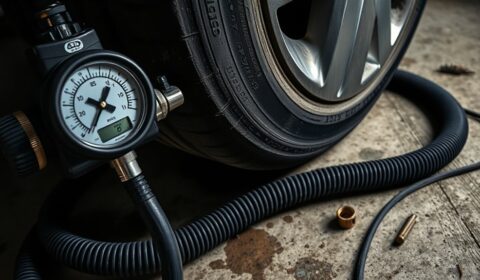 rapid tire pressure increase