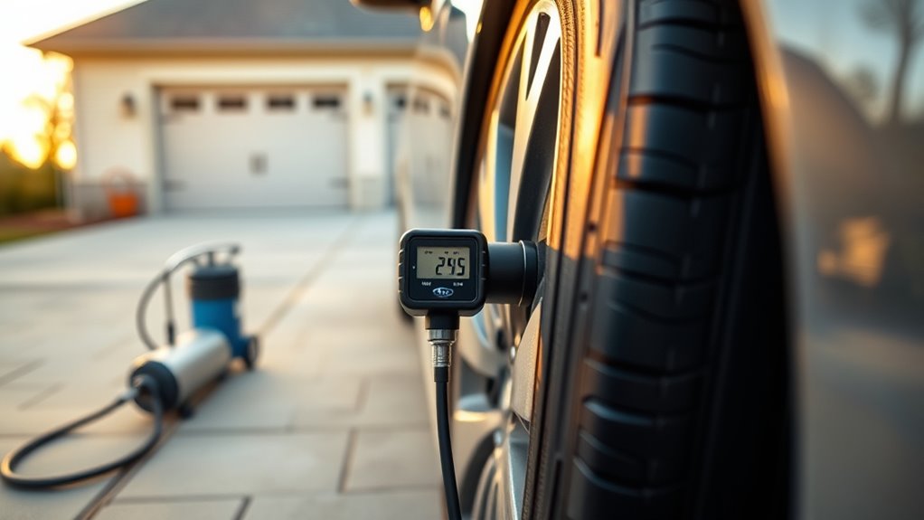 recheck subaru tire pressure