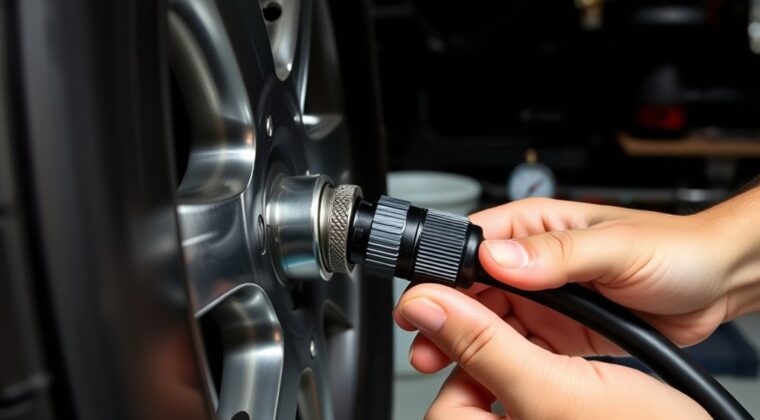 repairing tire inflator plug