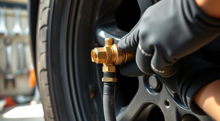 replace tire inflator chuck