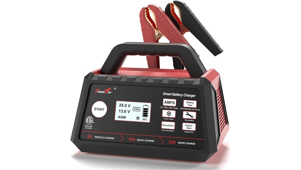 smart 12v battery charger