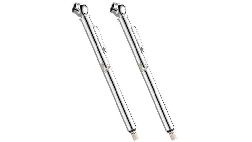 stainless steel tire gauge