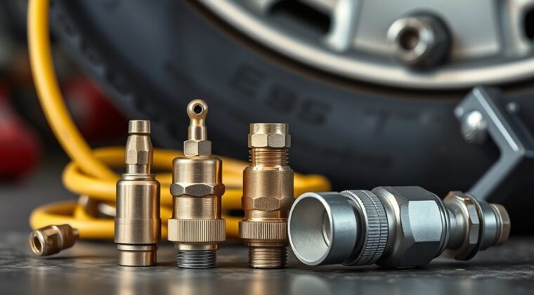 tire inflator connection types