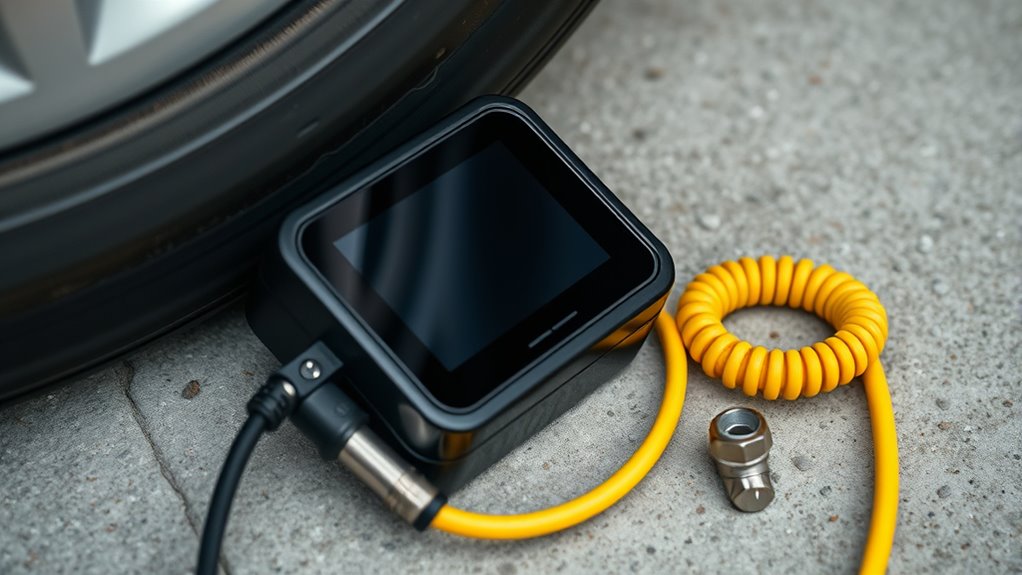tire inflator display issues