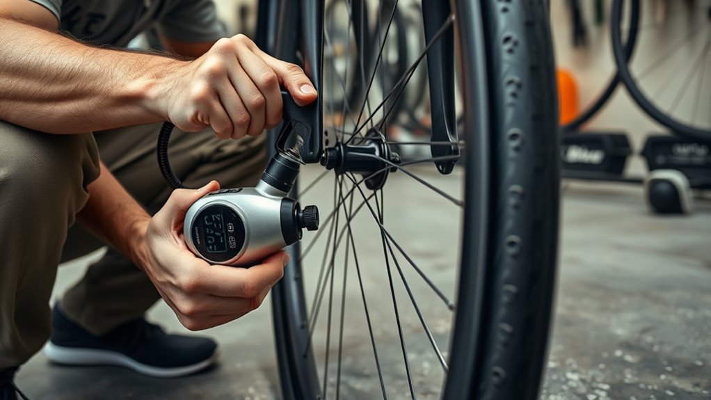 tire inflator seats tubeless