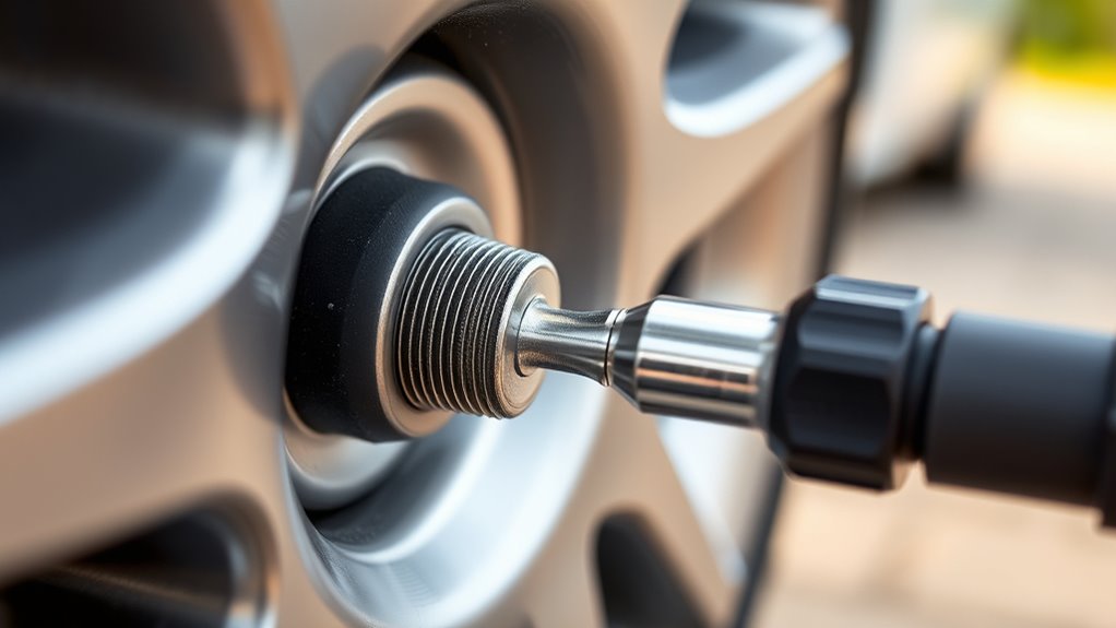 tire inflator valve stem damage