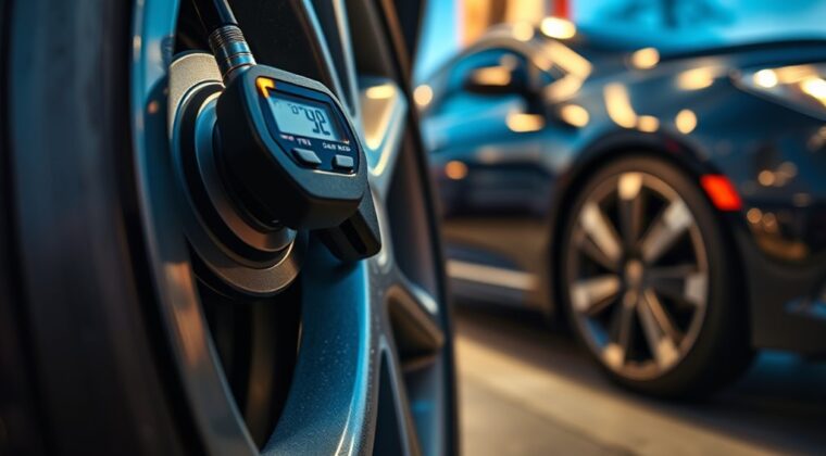 tire pressure increases during driving
