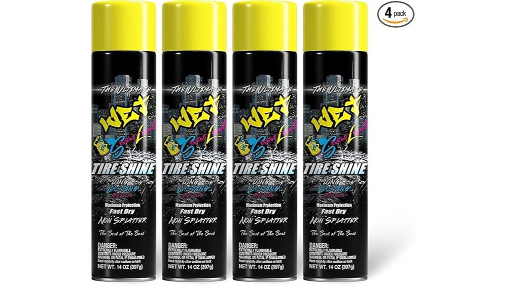 tire shine aerosol pack