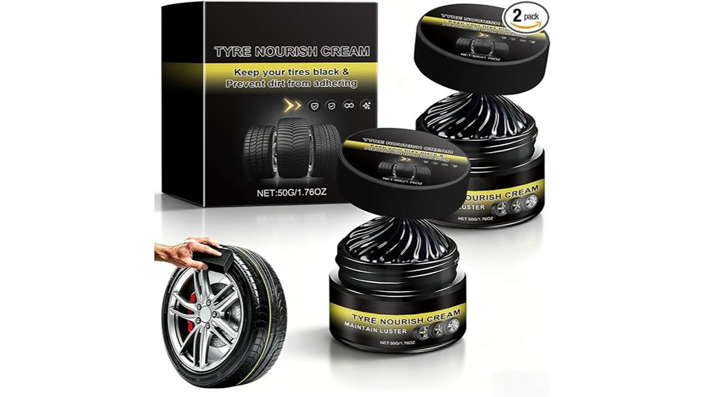 tire shine cream duo